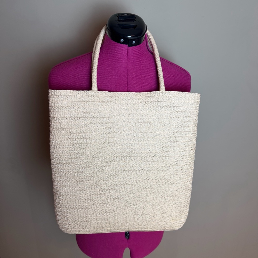 VTG Large Straw Tote